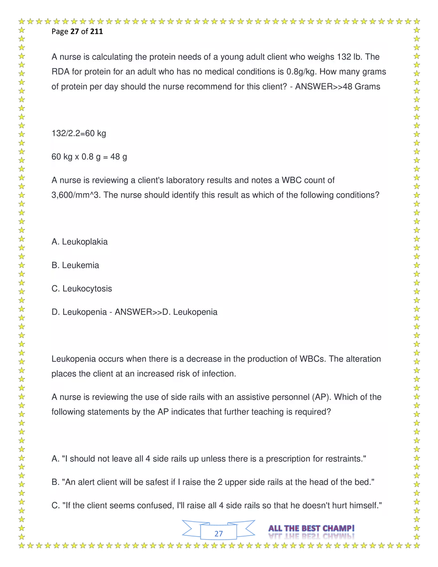 ATI Fundamentals Proctored Exam Test Bank - Page 131
