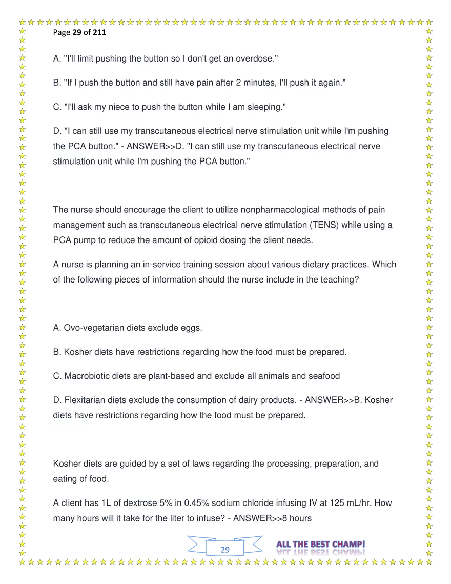 ATI Fundamentals Proctored Exam Test Bank - Page 133