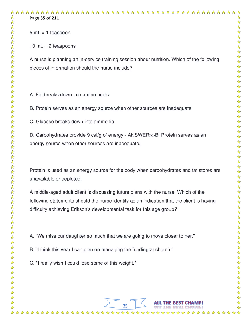 ATI Fundamentals Proctored Exam Test Bank - Page 140