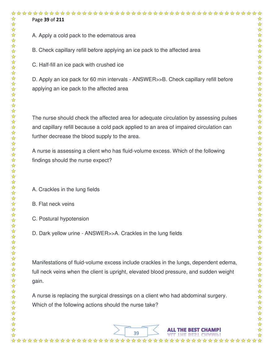 ATI Fundamentals Proctored Exam Test Bank - Page 144