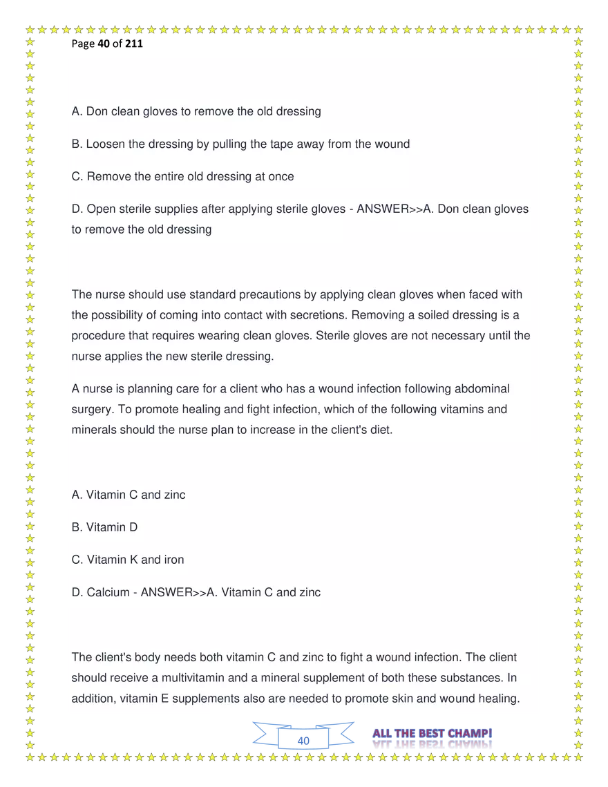 ATI Fundamentals Proctored Exam Test Bank - Page 145