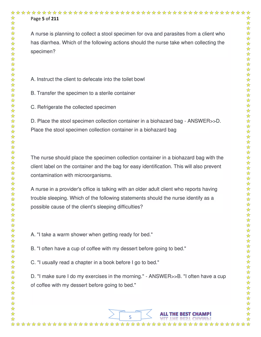 ATI Fundamentals Proctored Exam Test Bank - Page 146