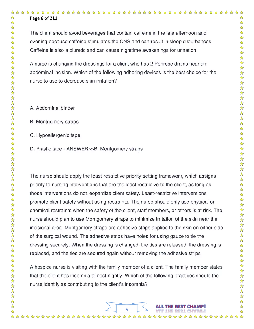 ATI Fundamentals Proctored Exam Test Bank - Page 157