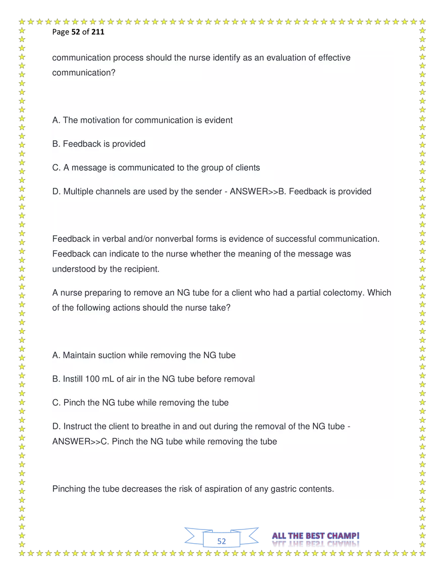 ATI Fundamentals Proctored Exam Test Bank - Page 159