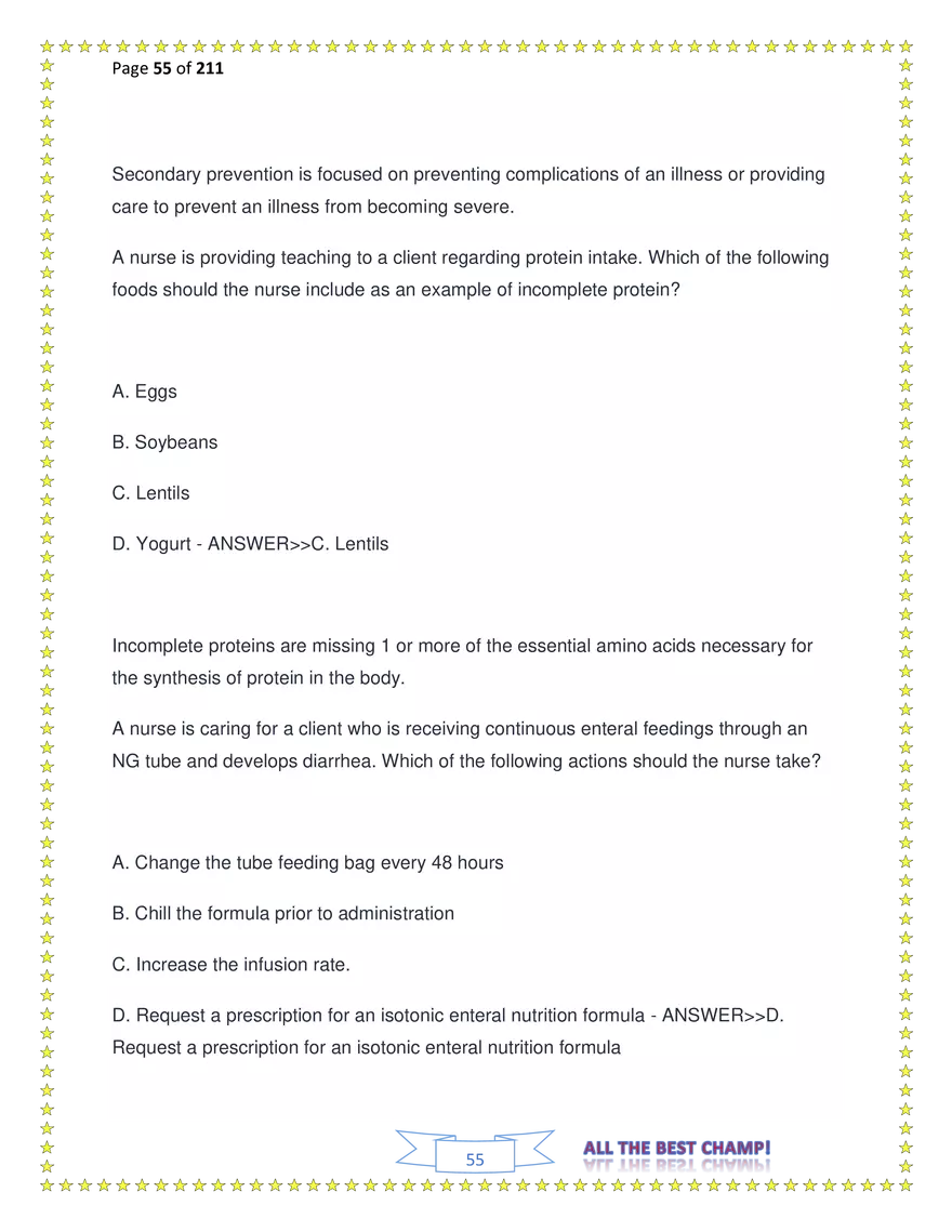 ATI Fundamentals Proctored Exam Test Bank - Page 162