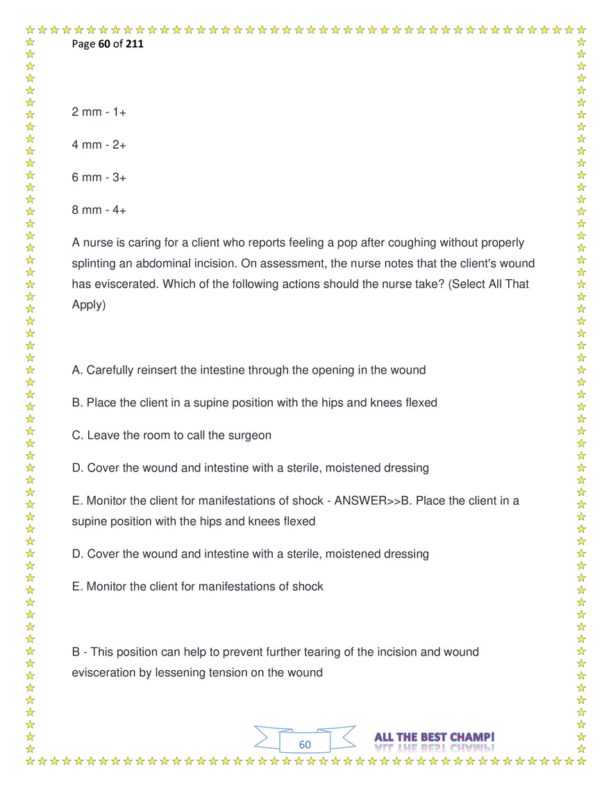 ATI Fundamentals Proctored Exam Test Bank - Page 167
