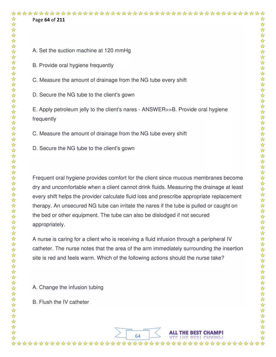 ATI Fundamentals Proctored Exam Test Bank - Page 172