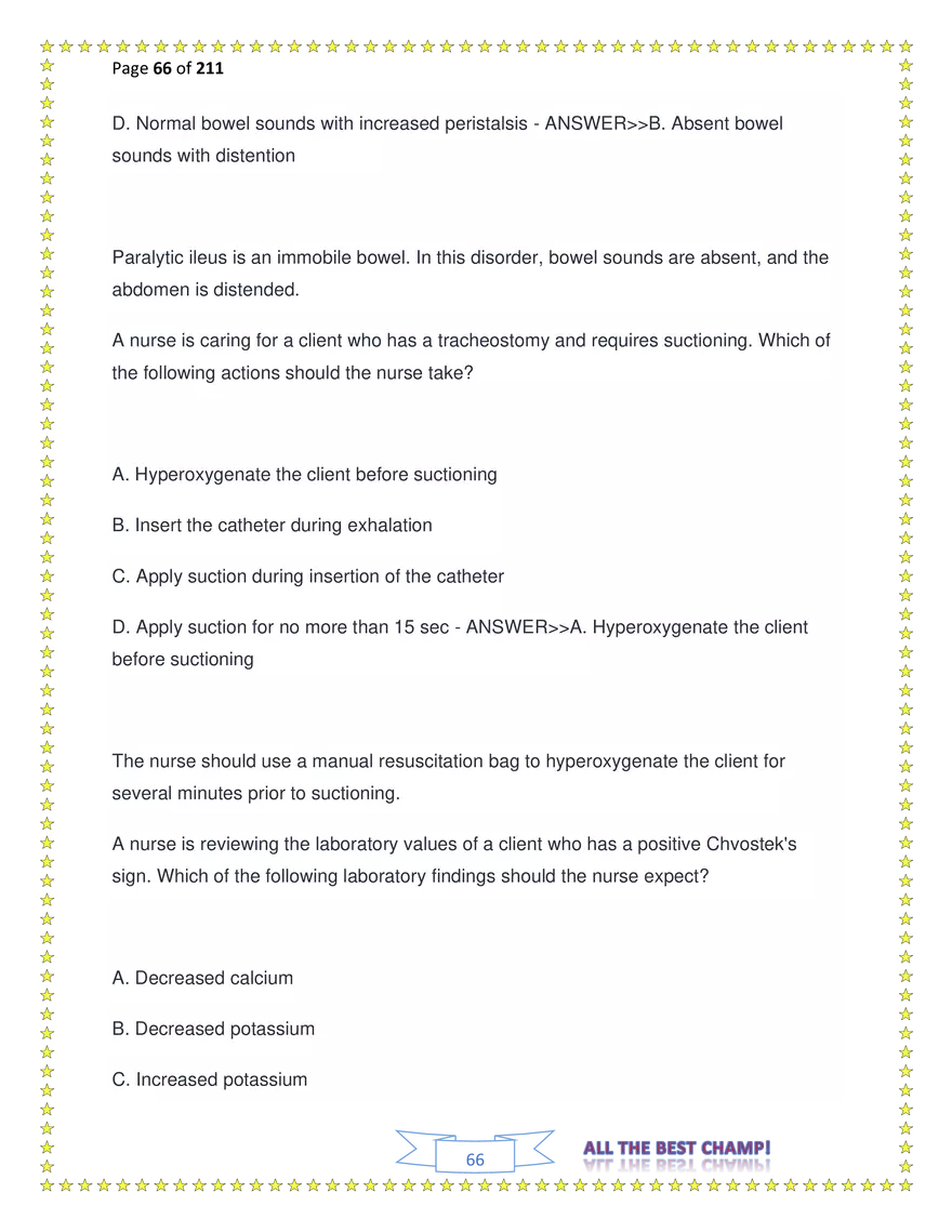 ATI Fundamentals Proctored Exam Test Bank - Page 174