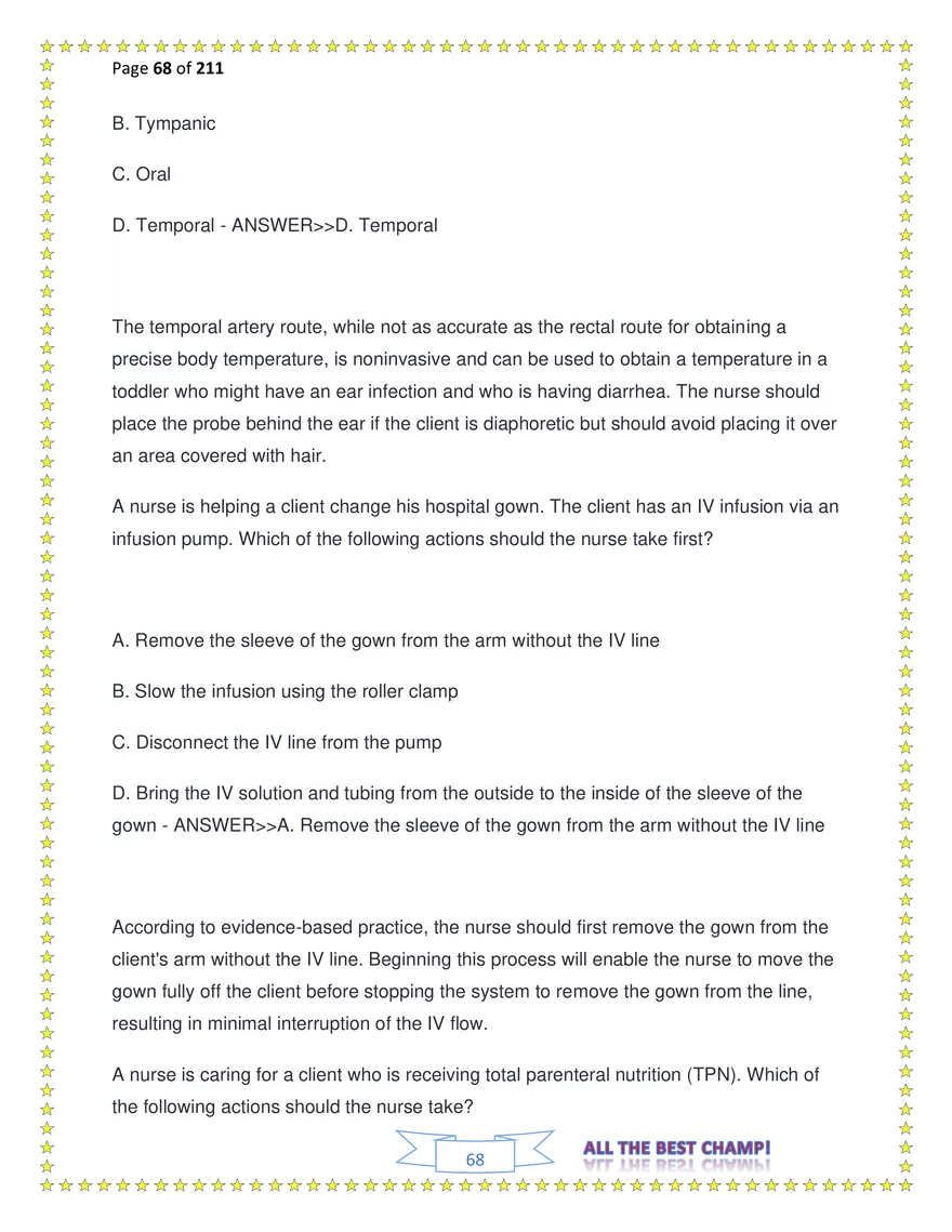 ATI Fundamentals Proctored Exam Test Bank - Page 176