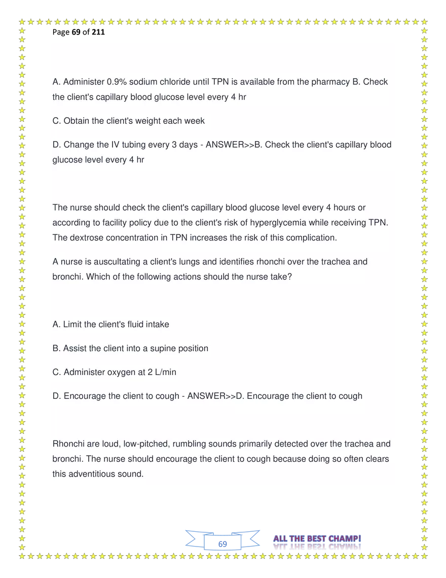 ATI Fundamentals Proctored Exam Test Bank - Page 177
