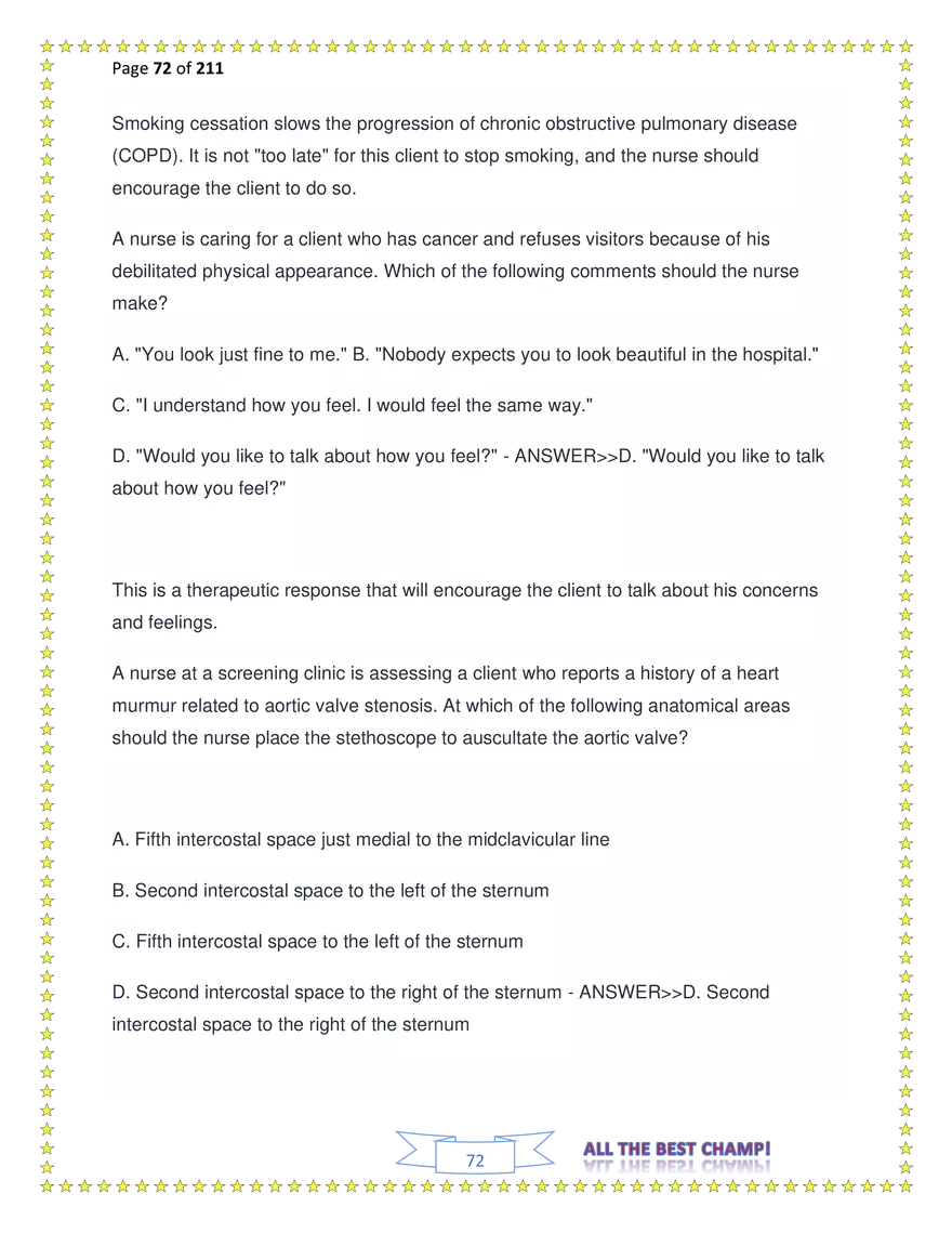 ATI Fundamentals Proctored Exam Test Bank - Page 181