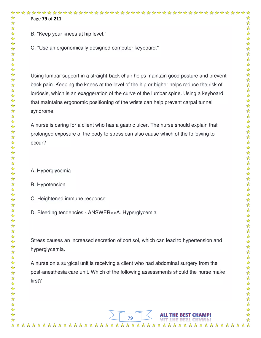 ATI Fundamentals Proctored Exam Test Bank - Page 188