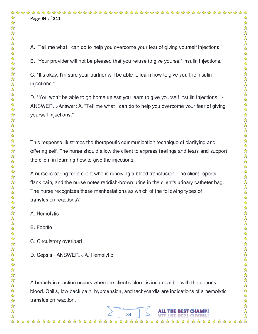 ATI Fundamentals Proctored Exam Test Bank - Page 194