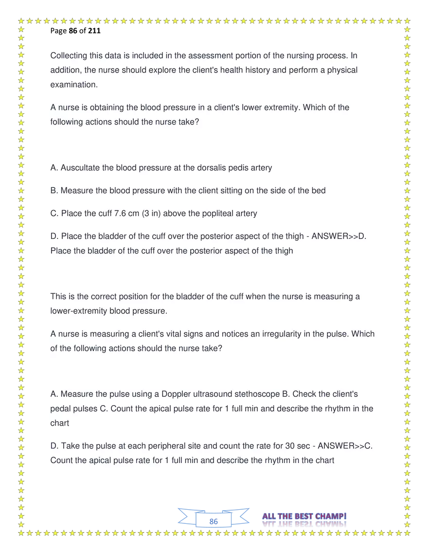 ATI Fundamentals Proctored Exam Test Bank - Page 196