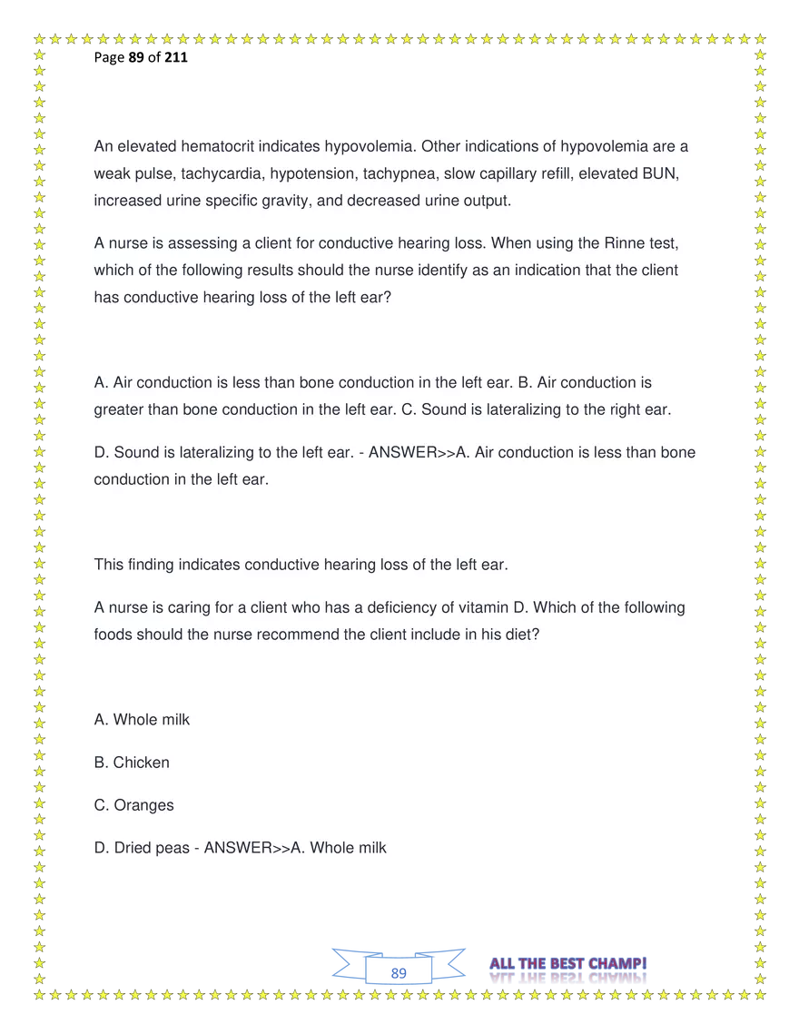 ATI Fundamentals Proctored Exam Test Bank - Page 199