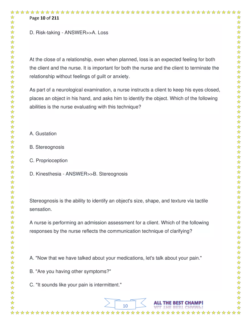 ATI Fundamentals Proctored Exam Test Bank - Page 201
