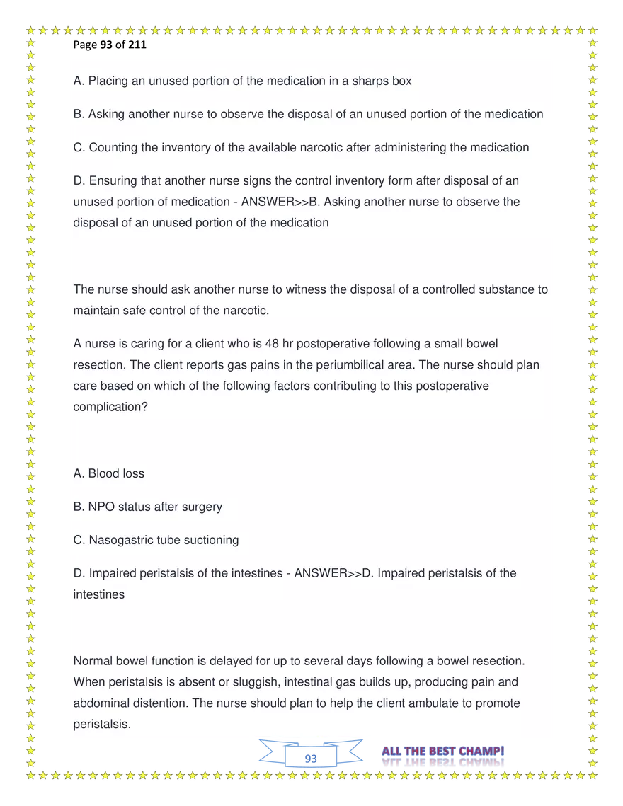 ATI Fundamentals Proctored Exam Test Bank - Page 204