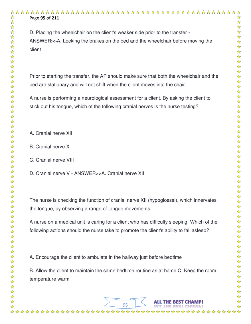 ATI Fundamentals Proctored Exam Test Bank - Page 206