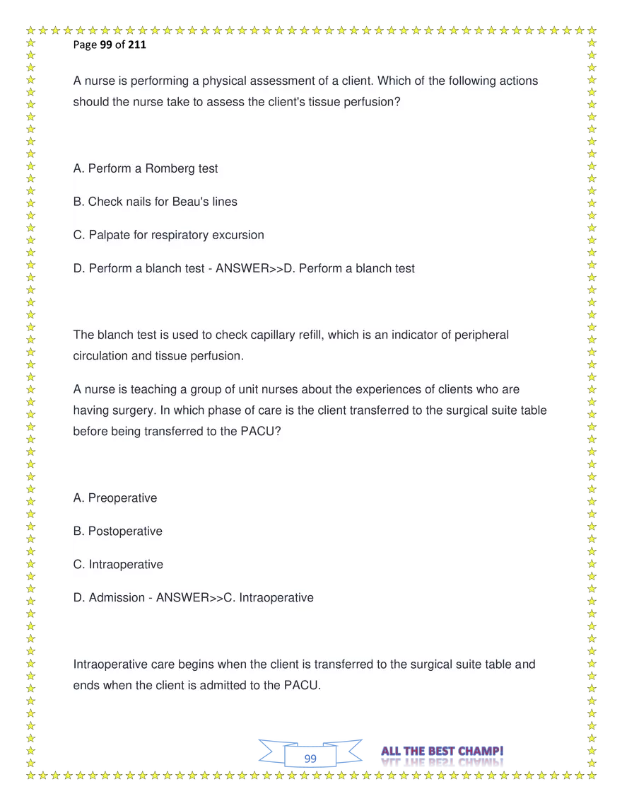 ATI Fundamentals Proctored Exam Test Bank - Page 210