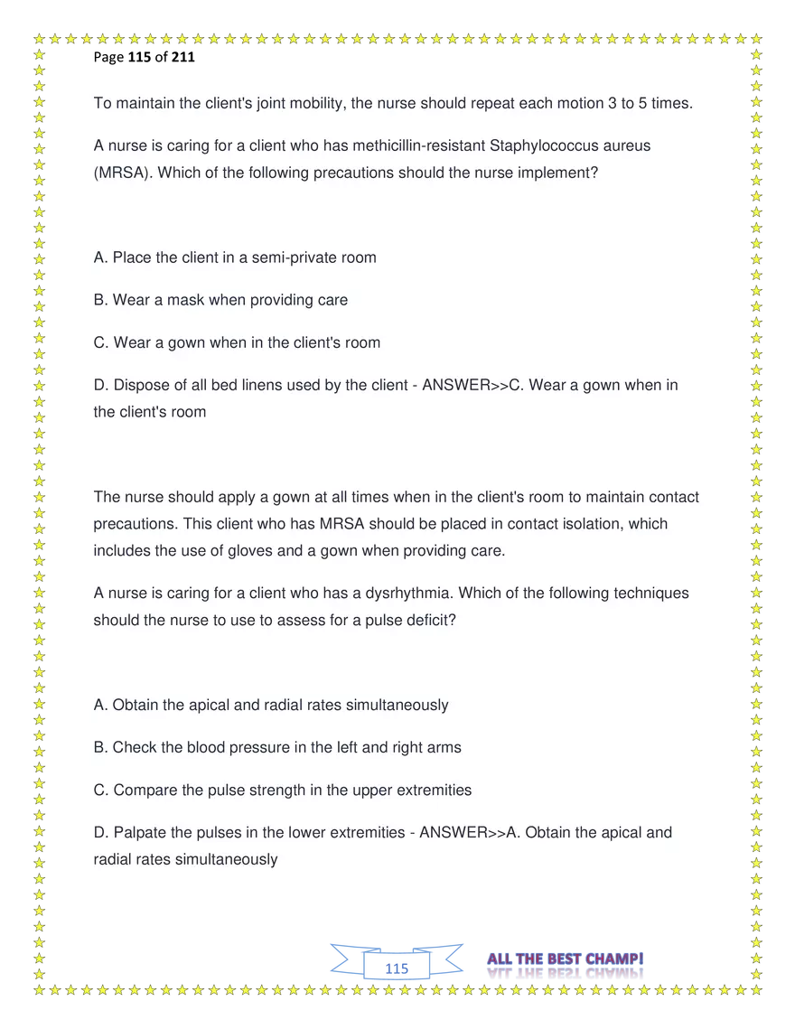 ATI Fundamentals Proctored Exam Test Bank - Page 19