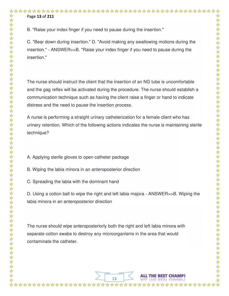 ATI Fundamentals Proctored Exam Test Bank - Page 25