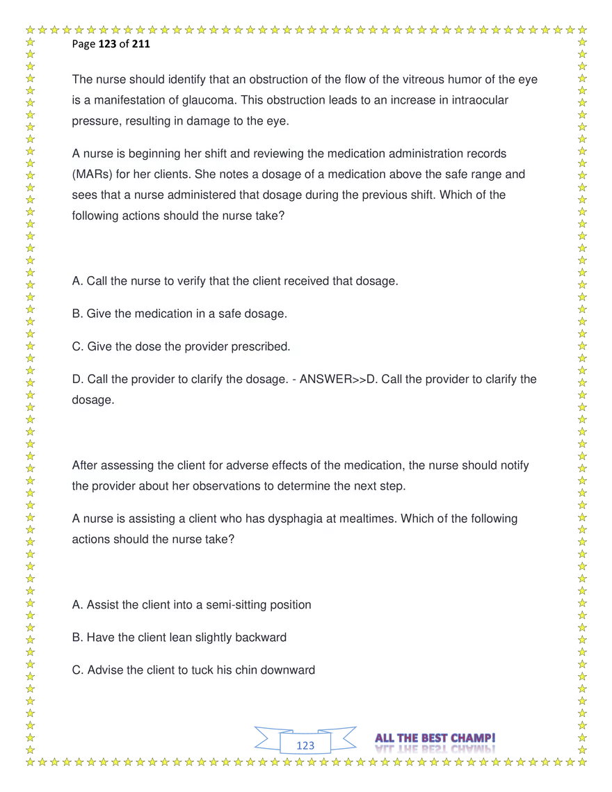 ATI Fundamentals Proctored Exam Test Bank - Page 28