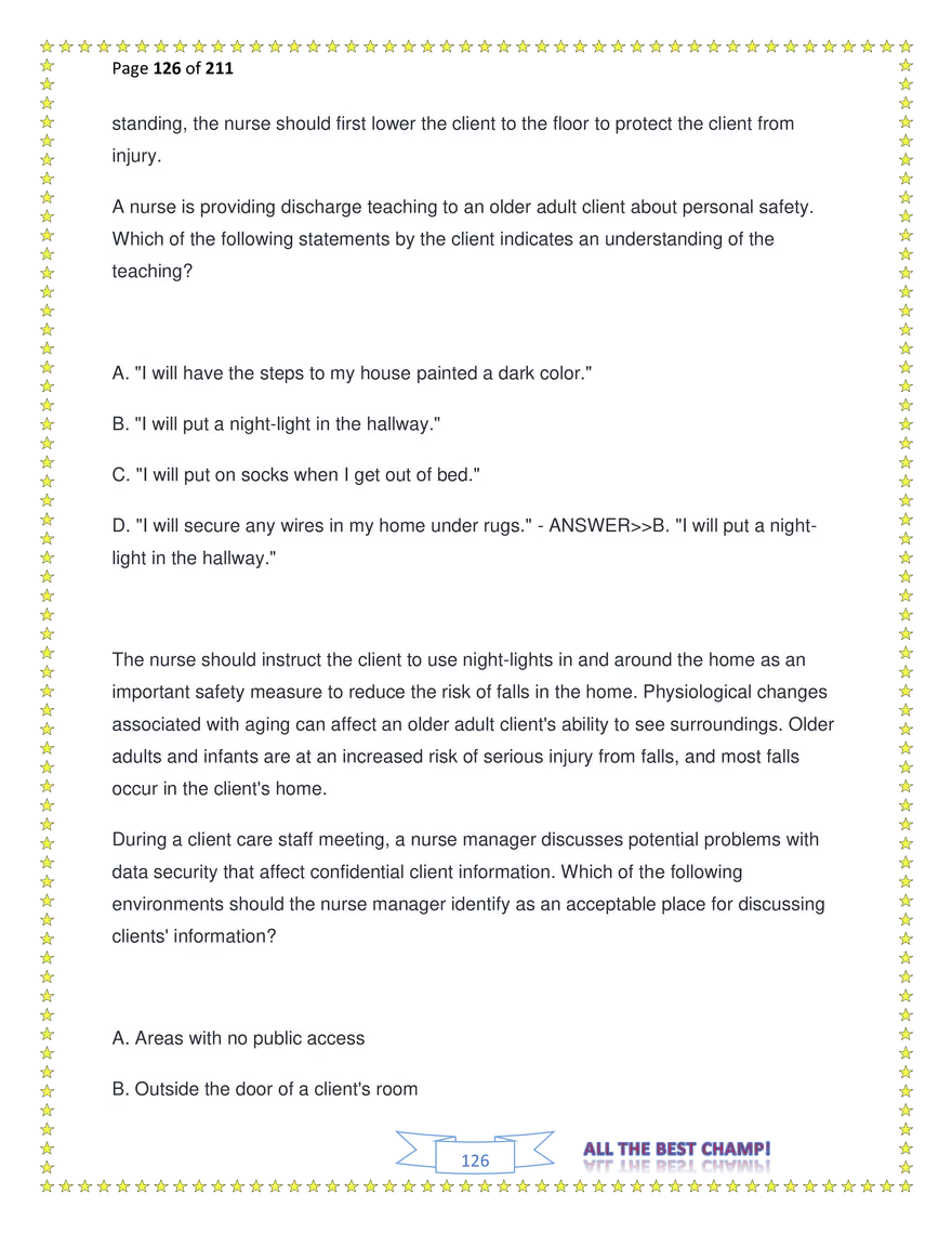 ATI Fundamentals Proctored Exam Test Bank - Page 31