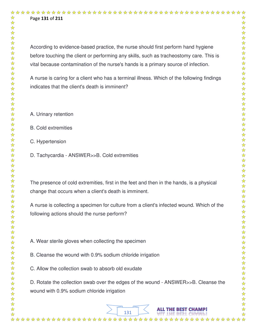 ATI Fundamentals Proctored Exam Test Bank - Page 37