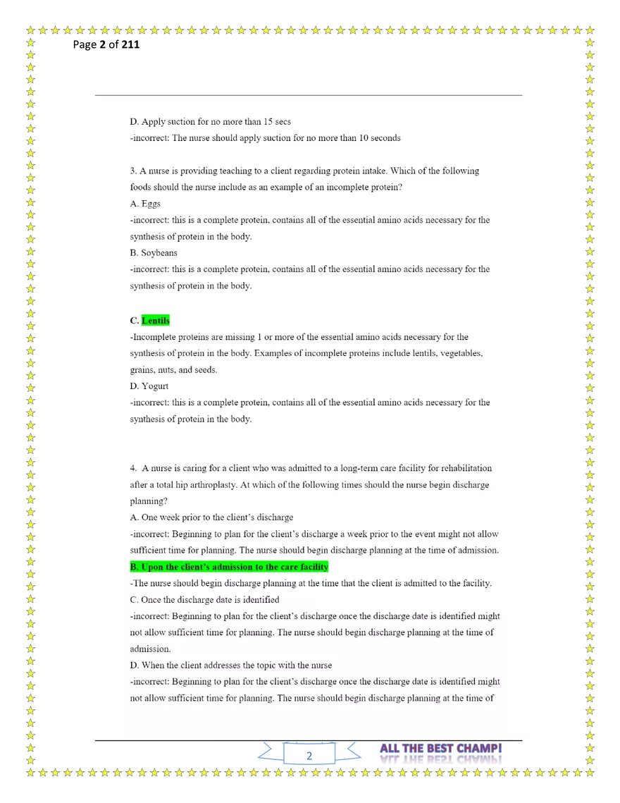 ATI Fundamentals Proctored Exam Test Bank - Page 2