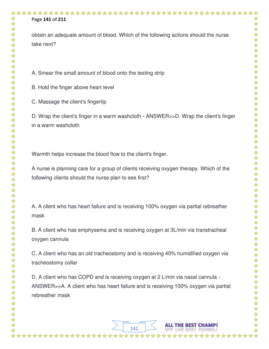 ATI Fundamentals Proctored Exam Test Bank - Page 48