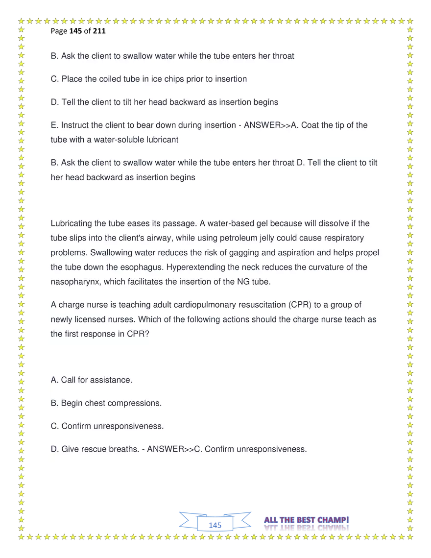 ATI Fundamentals Proctored Exam Test Bank - Page 52