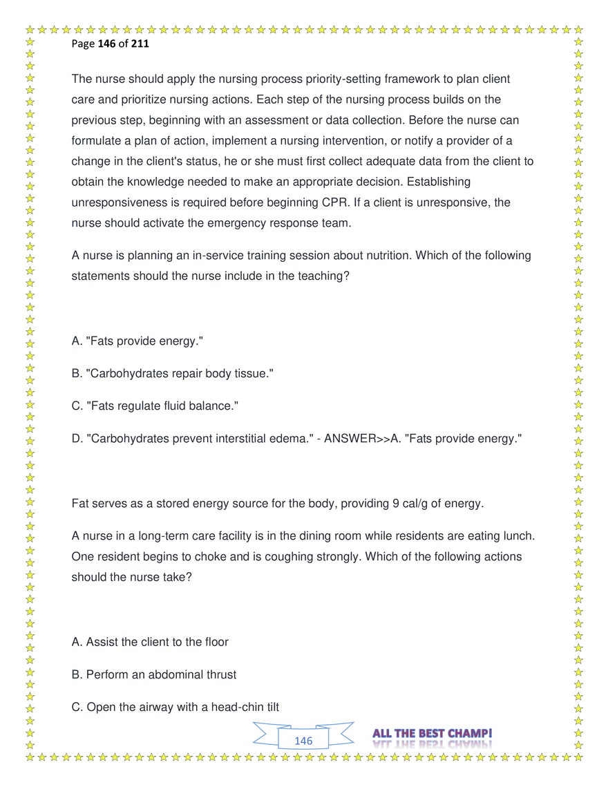 ATI Fundamentals Proctored Exam Test Bank - Page 53