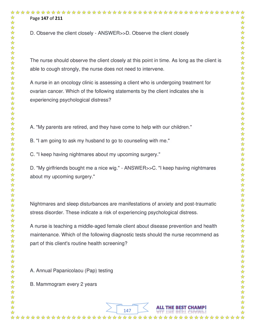 ATI Fundamentals Proctored Exam Test Bank - Page 54