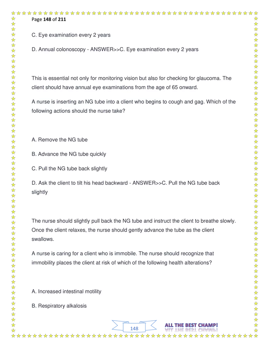ATI Fundamentals Proctored Exam Test Bank - Page 55
