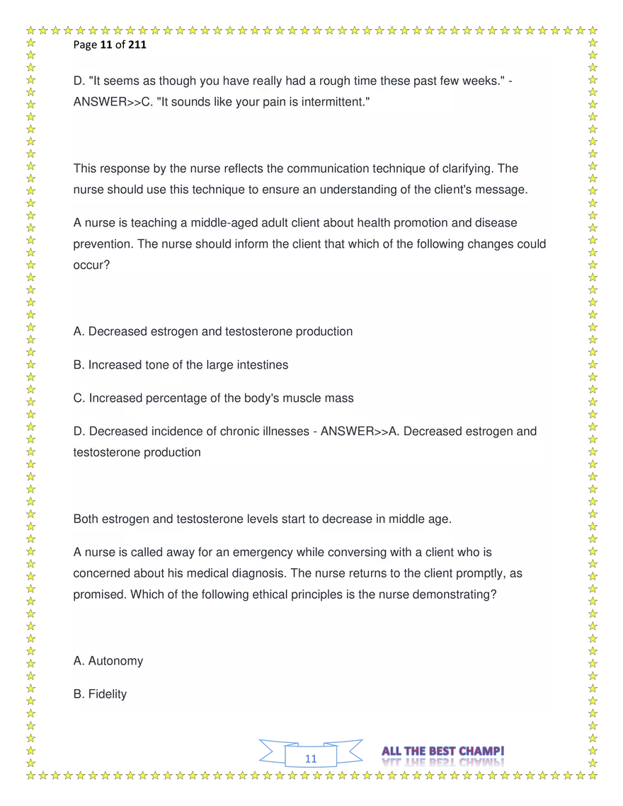 ATI Fundamentals Proctored Exam Test Bank - Page 3