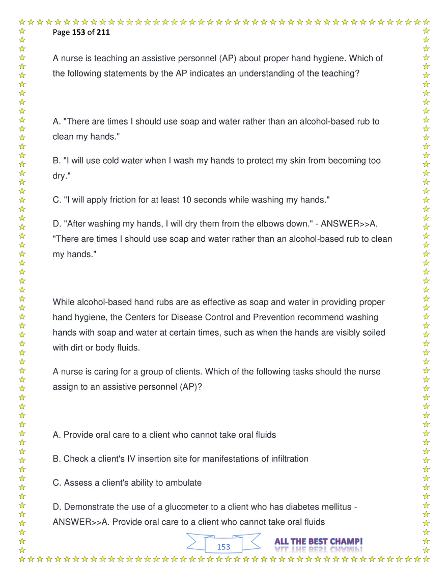 ATI Fundamentals Proctored Exam Test Bank - Page 61