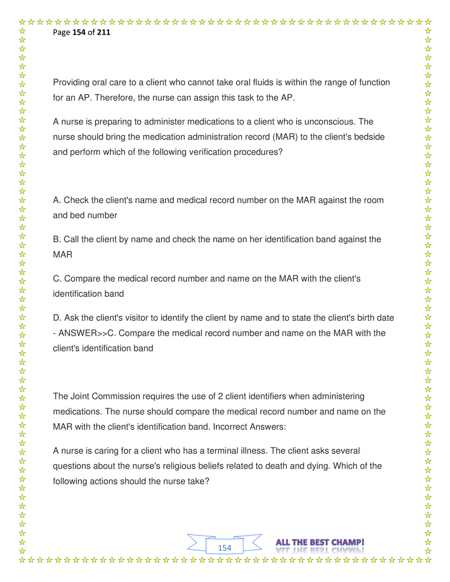 ATI Fundamentals Proctored Exam Test Bank - Page 62