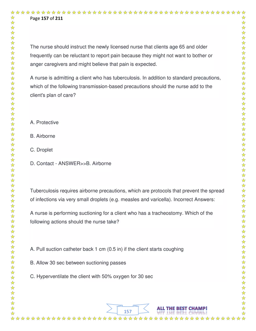 ATI Fundamentals Proctored Exam Test Bank - Page 65
