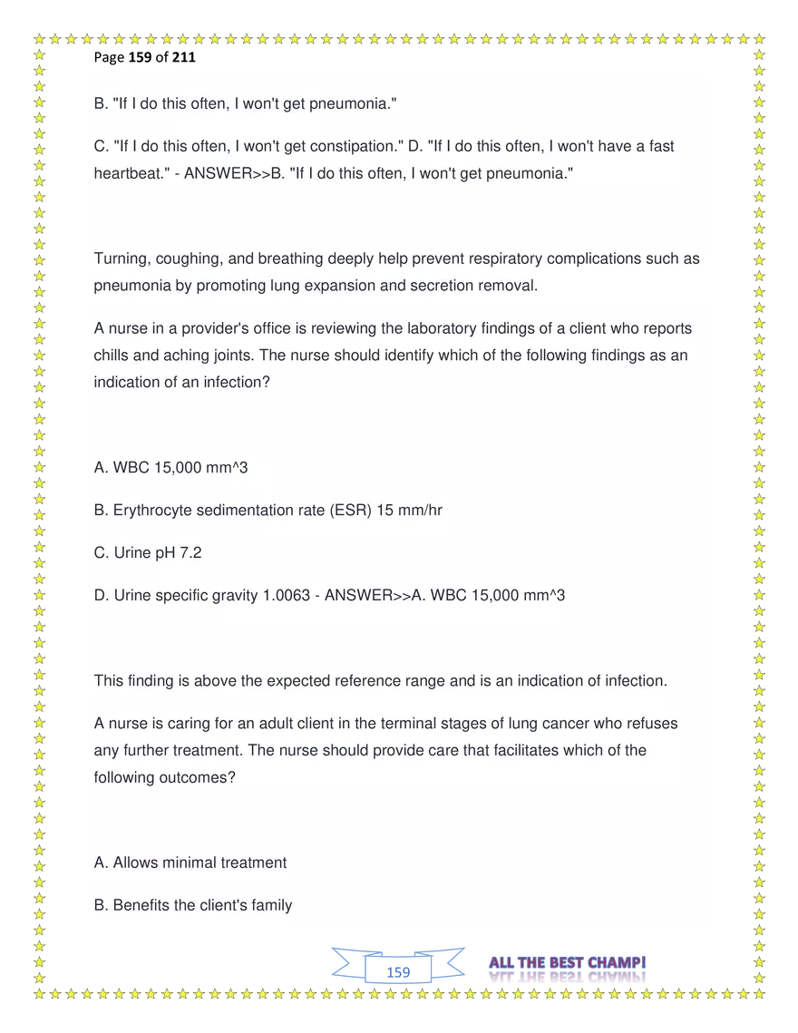 ATI Fundamentals Proctored Exam Test Bank - Page 67