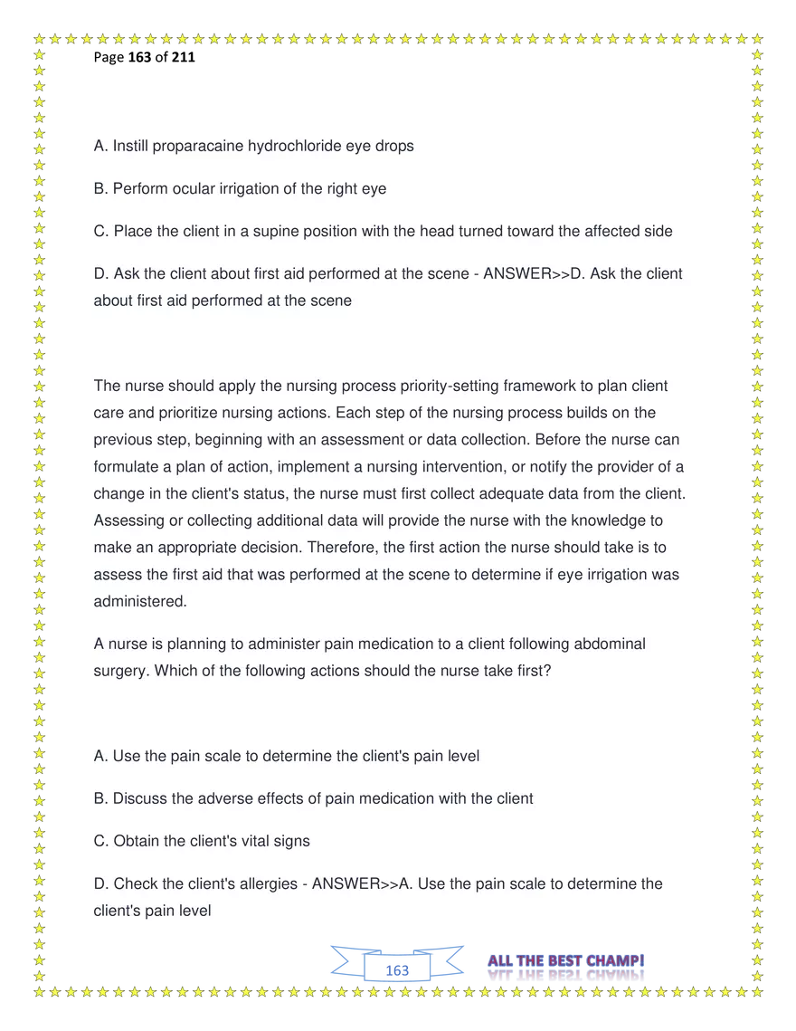 ATI Fundamentals Proctored Exam Test Bank - Page 72