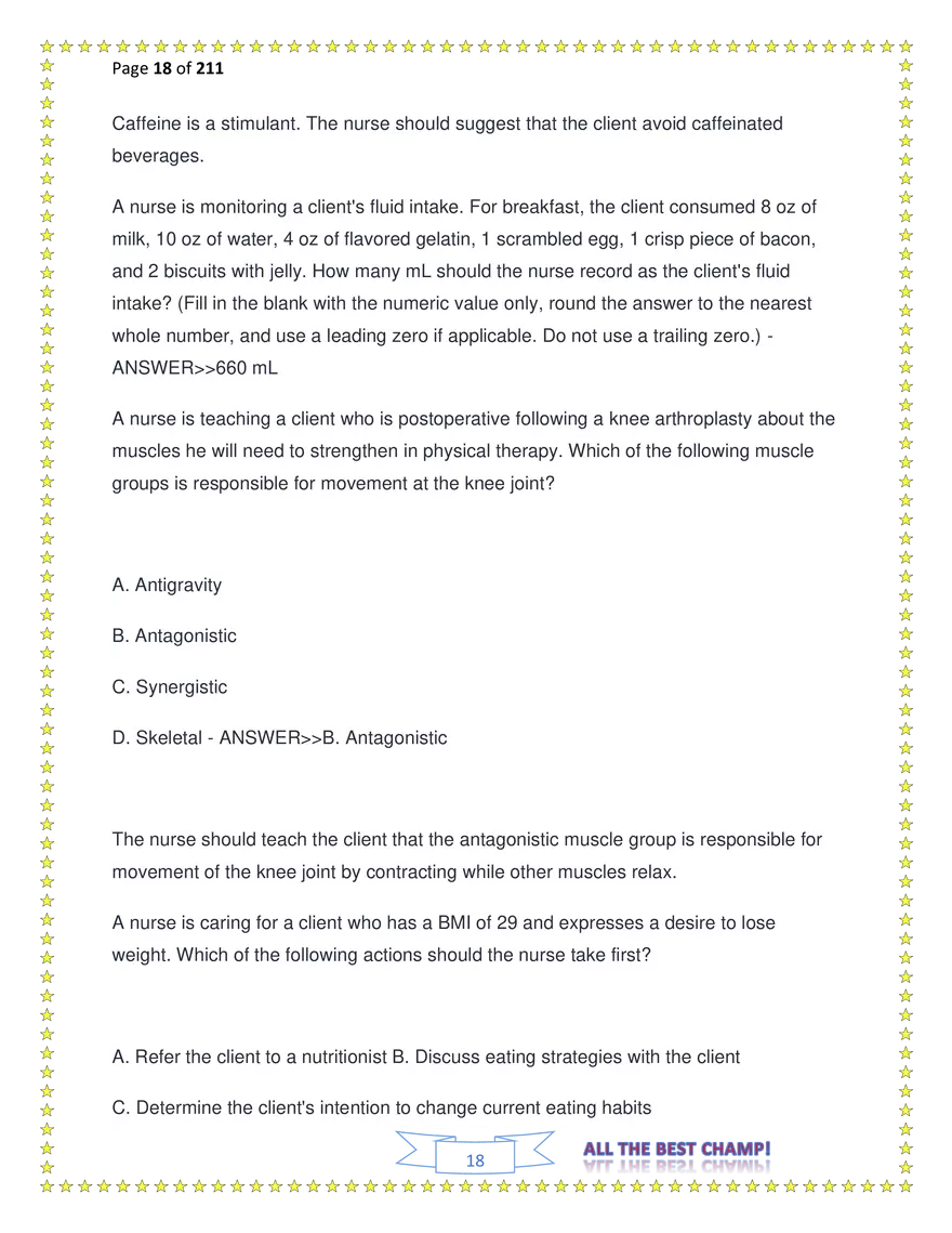 ATI Fundamentals Proctored Exam Test Bank - Page 80