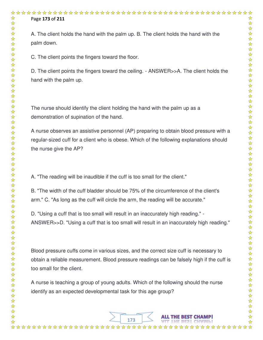 ATI Fundamentals Proctored Exam Test Bank - Page 83