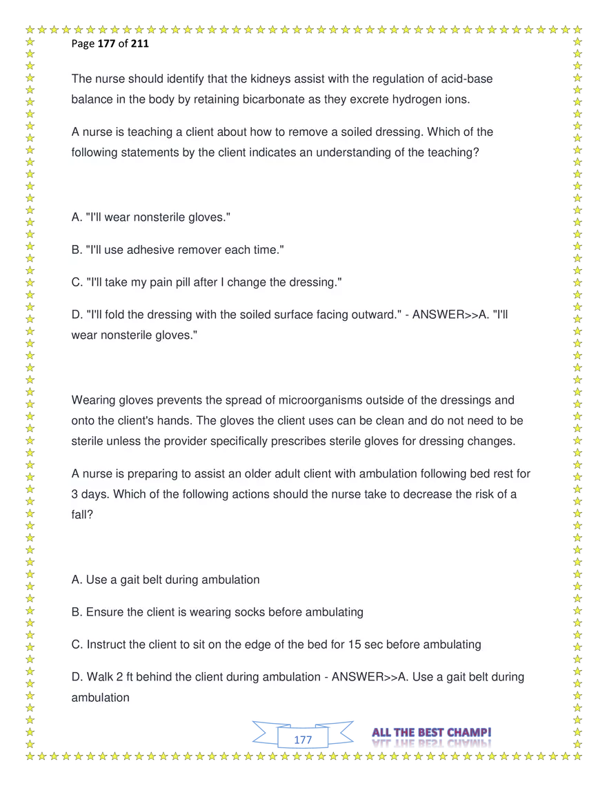 ATI Fundamentals Proctored Exam Test Bank - Page 87