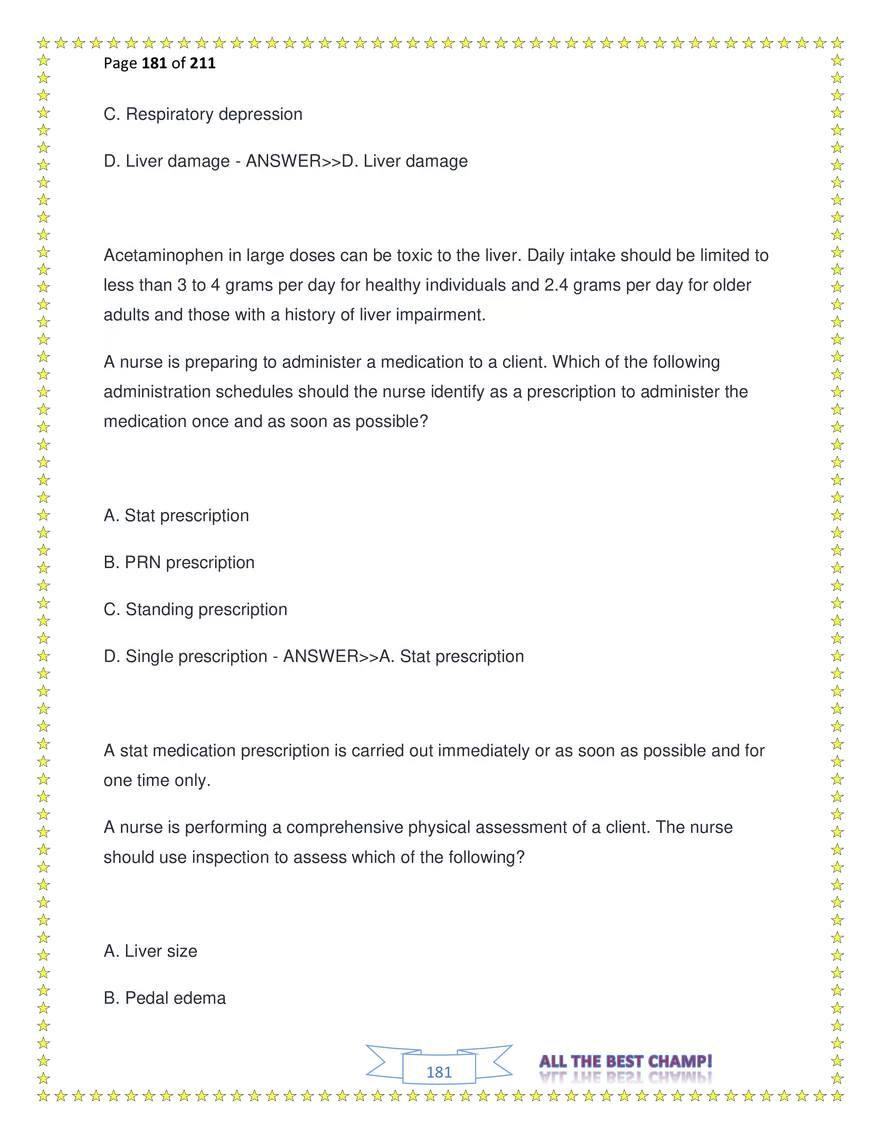 ATI Fundamentals Proctored Exam Test Bank - Page 92