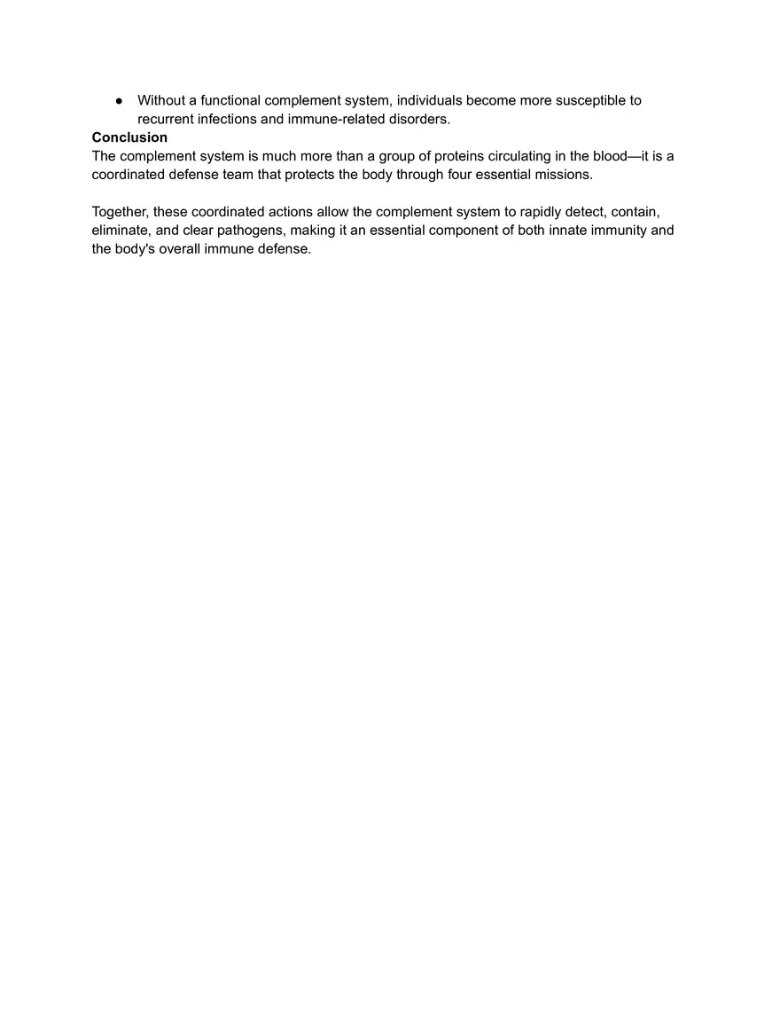 Lectin Pathway and Biological Roles of the complement System - Page 10