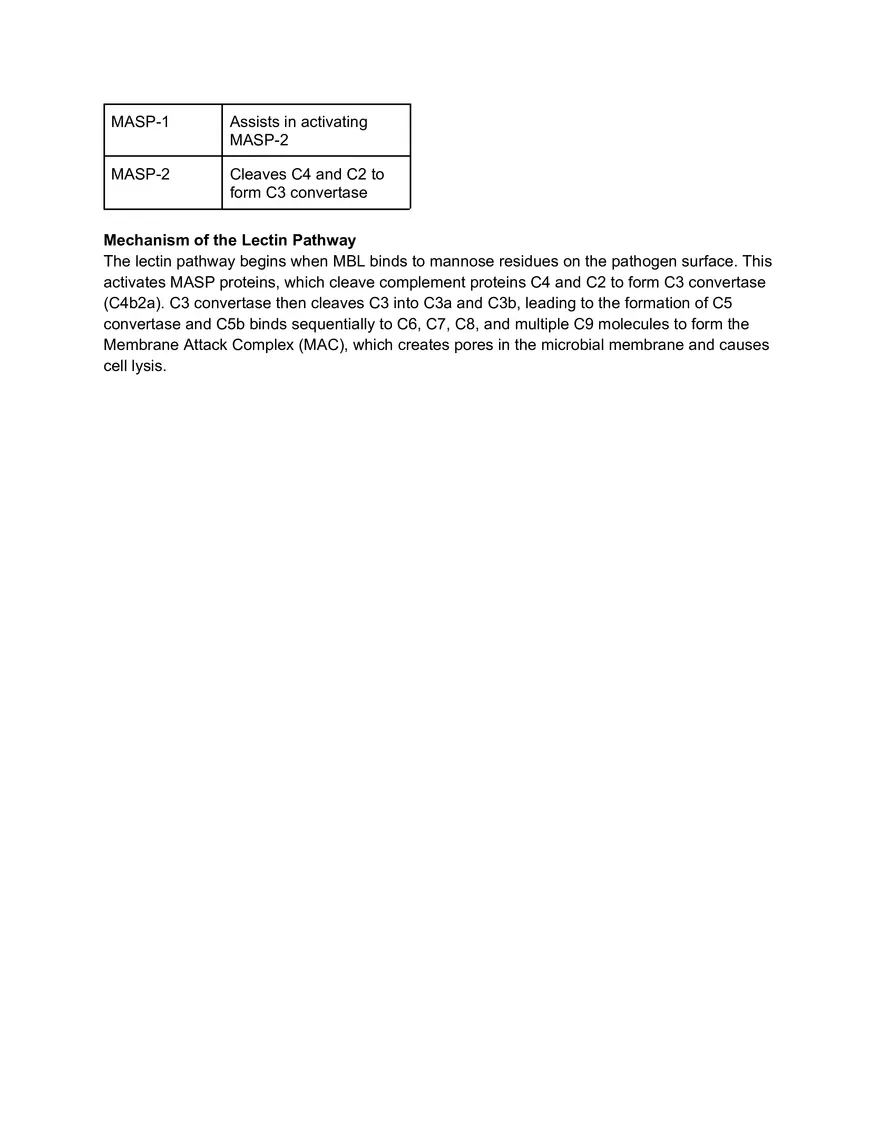 Lectin Pathway and Biological Roles of the complement System - Page 3