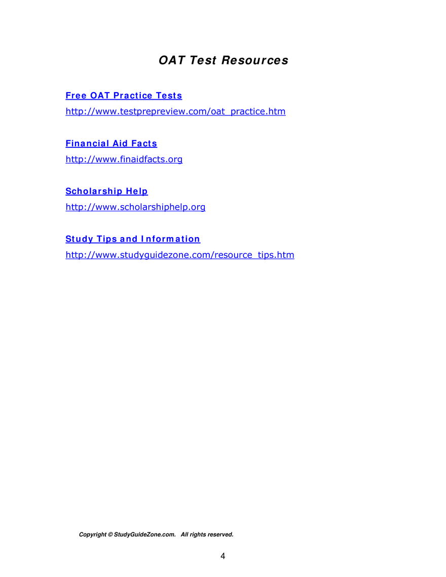 OAT Test Study - Page 24