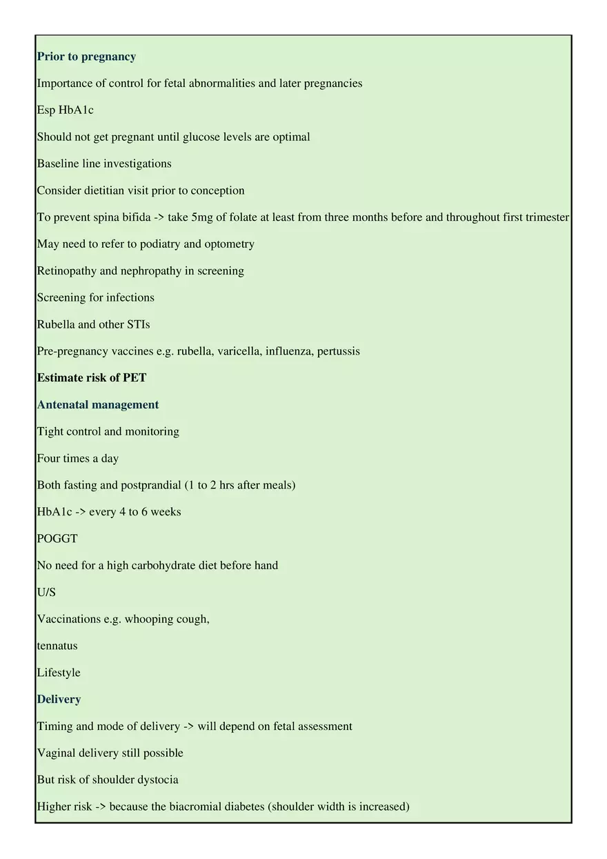 Counselling a Diabetic Patient Before Pregnancy - Page 4