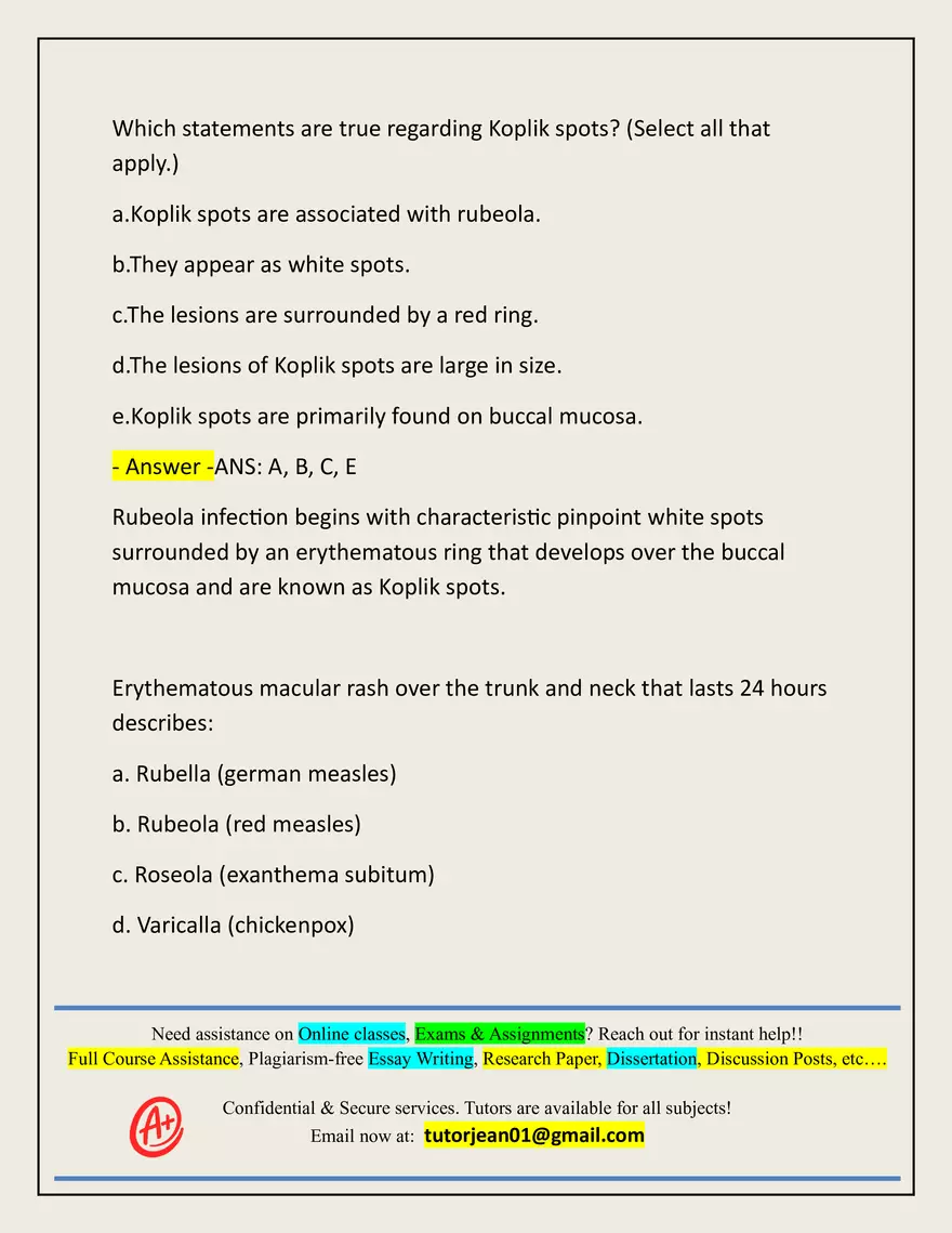 Advanced Patho Final Exam Actual 2025/2026 - Page 7