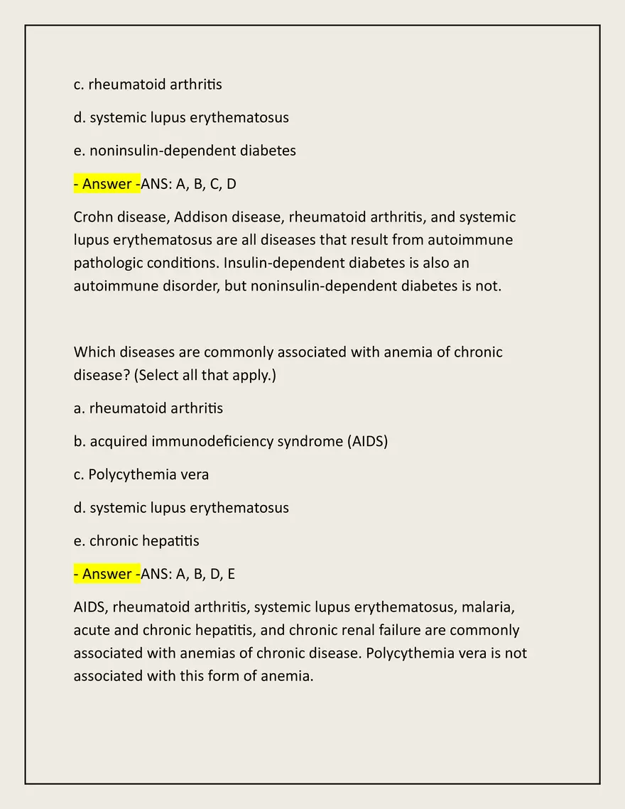 Advanced Patho Final Exam Actual 2025/2026 - Page 99